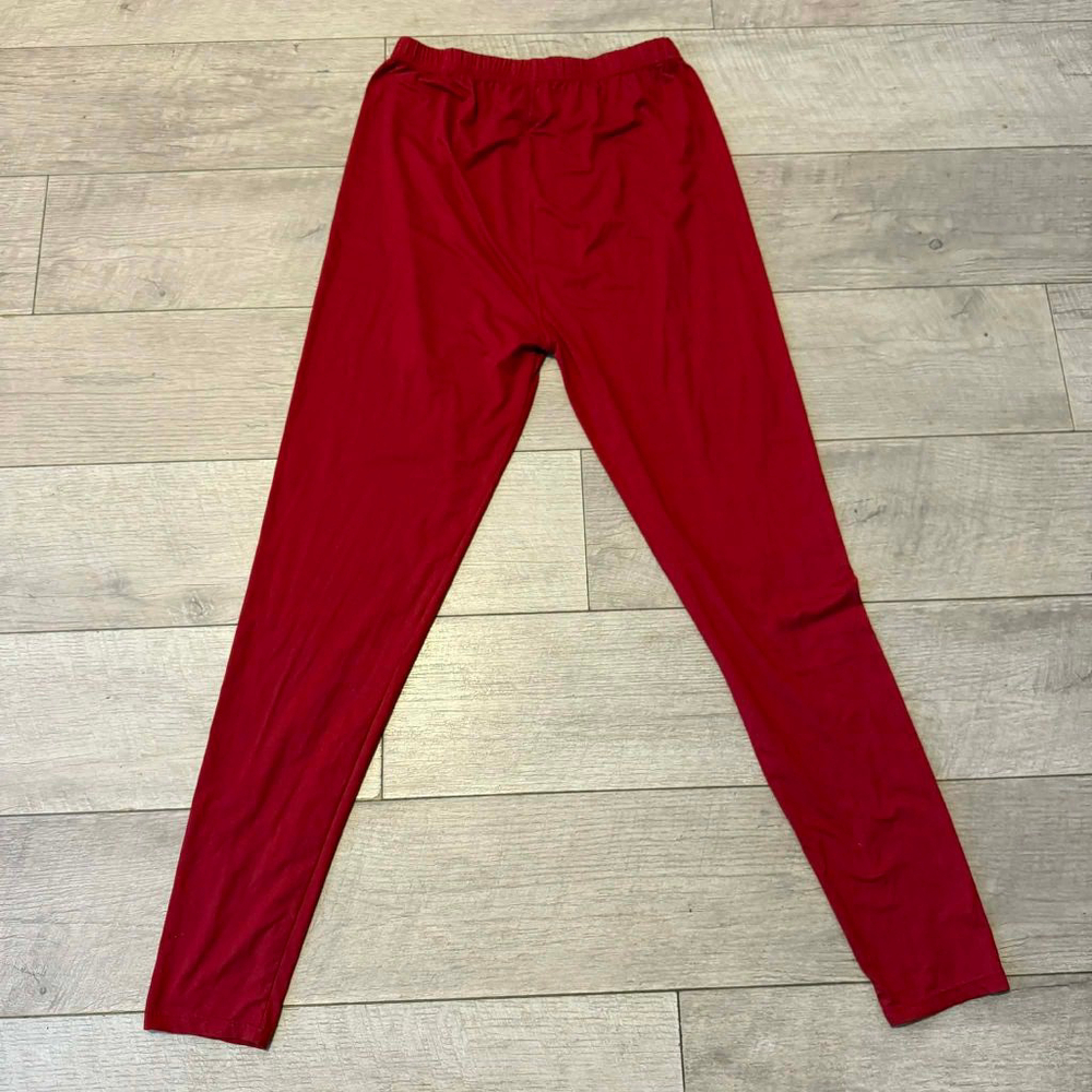 Women's Lovepoem Red Leggings Size L